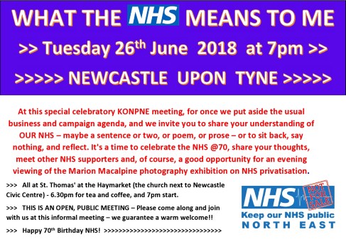 What the NHS means to me